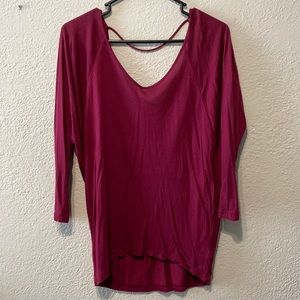 Red Express long sleeve shirt size extra small